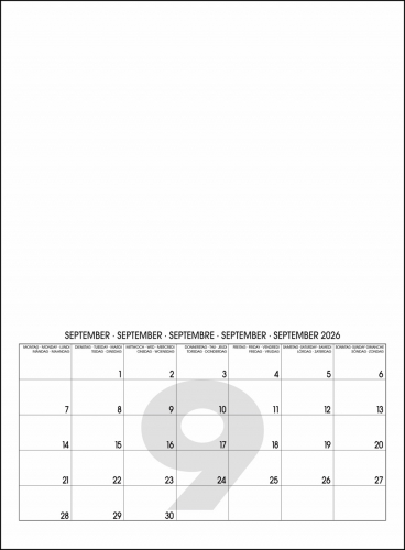 MINI WHITE BLANKOKALENDER DIY BASTEL SELBSTGESTALTEN